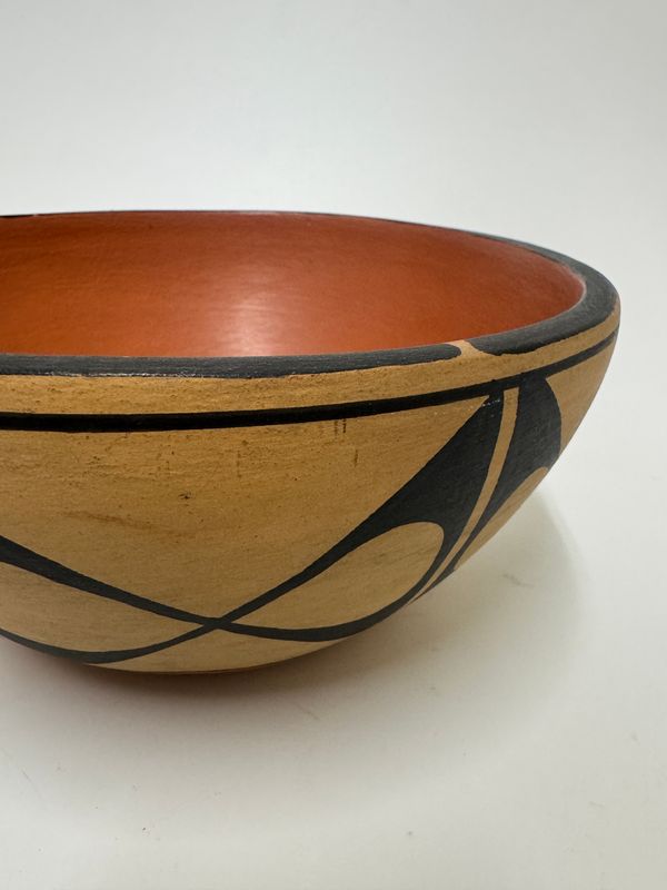 Robert Aguilar New Mexican Indigenous Pottery Bowl