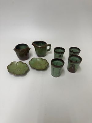 Frankoma Pottery Small Serving Pieces, set of 8