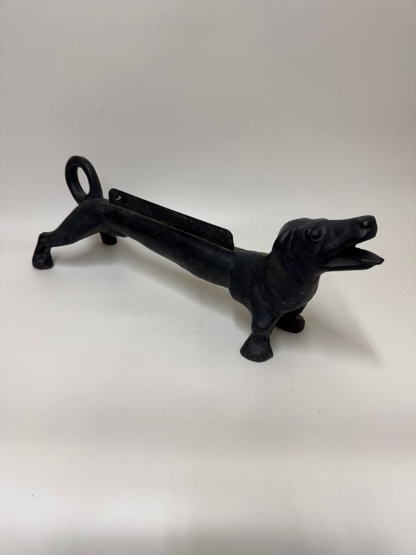 Cast Iron Dachshund Boot Scraper