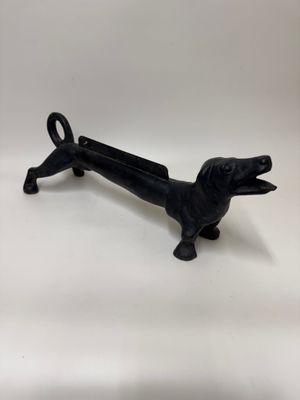 Cast Iron Dachshund Boot Scraper