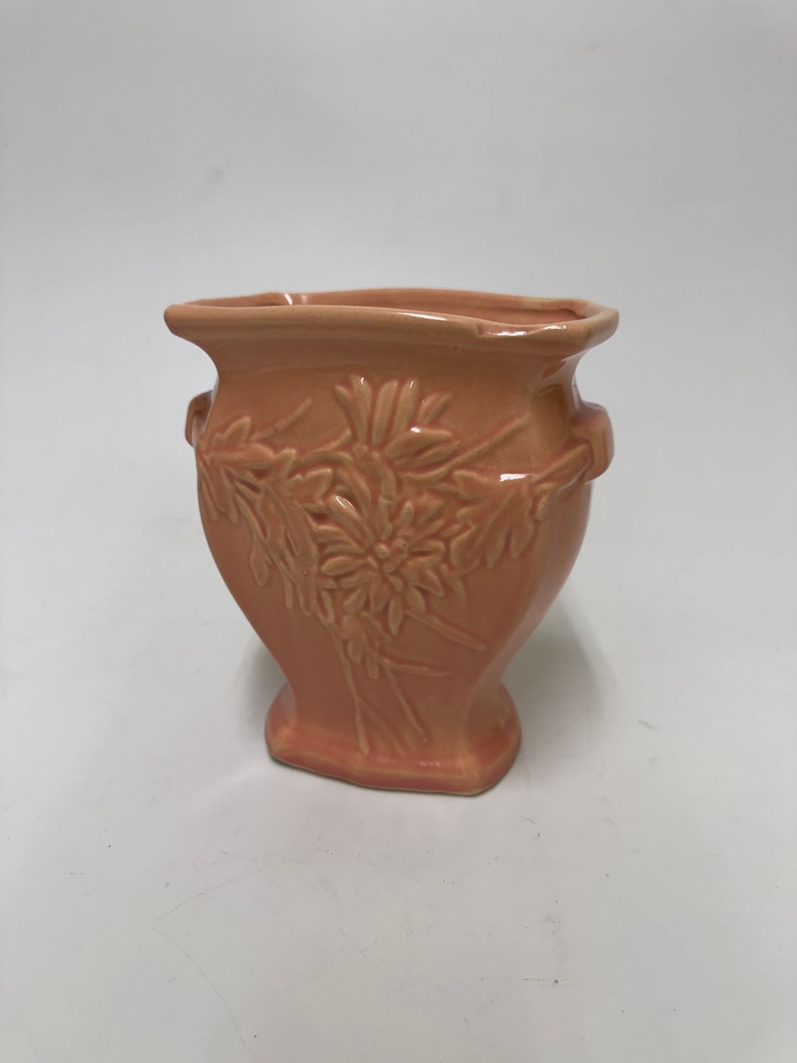 McCoy Pottery California Pink Floral Vase