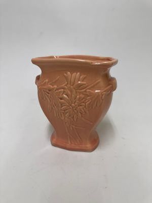 McCoy Pottery California Pink Floral Vase