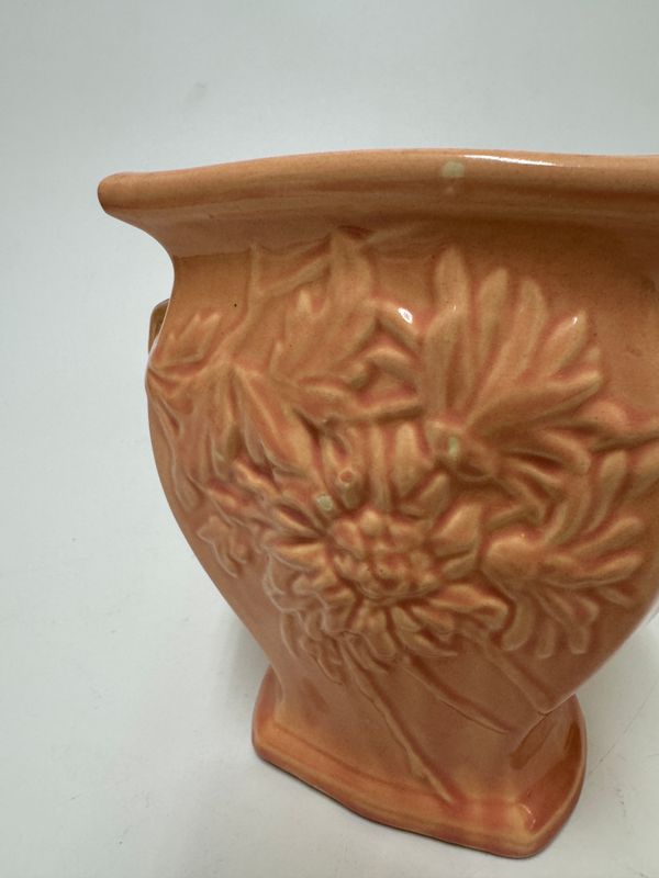 McCoy Pottery California Pink Floral Vase