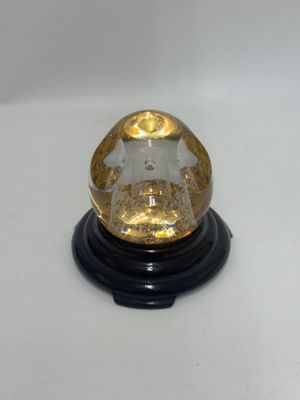 Orefors Sweden Art Glass Paperweight by Olle Alberius