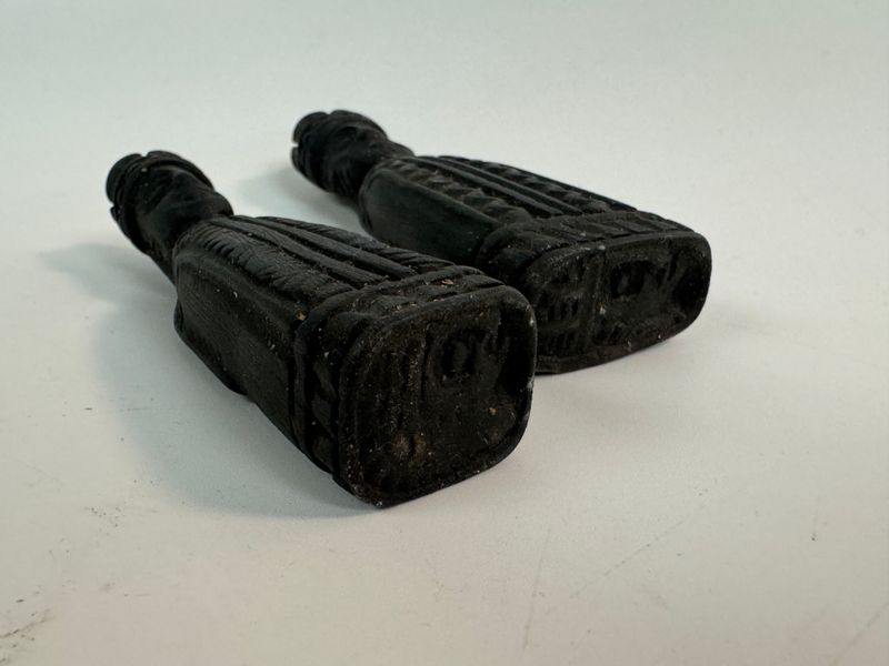 Pair of Ethiopian Aksum Stone Royalty Stamp Figures