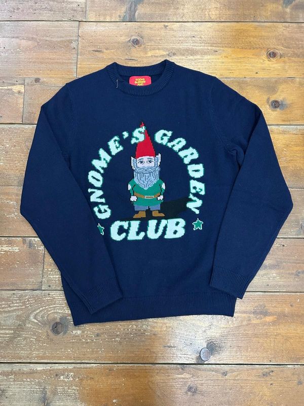 MAGLIA GIROCOLLO SOCKS BURGER AND FRIES - BLUE NAVY