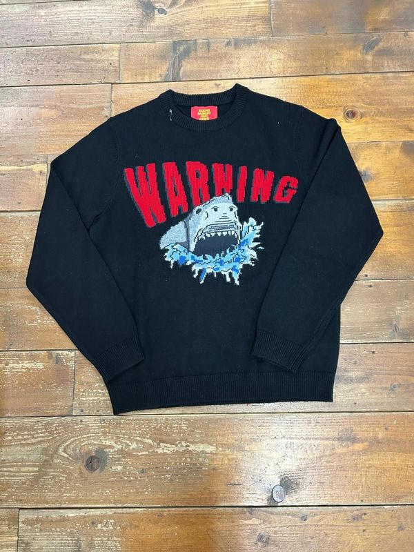 MAGLIA SOCKS BURGER AND FRIES - NERO