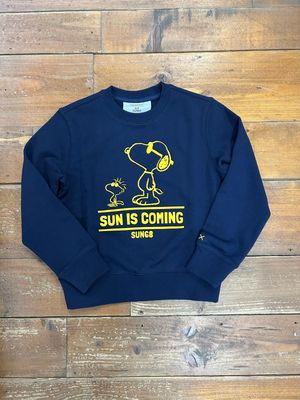 FELPA SUN 68 PEANUTS SNOOPY - NAVY BLUE