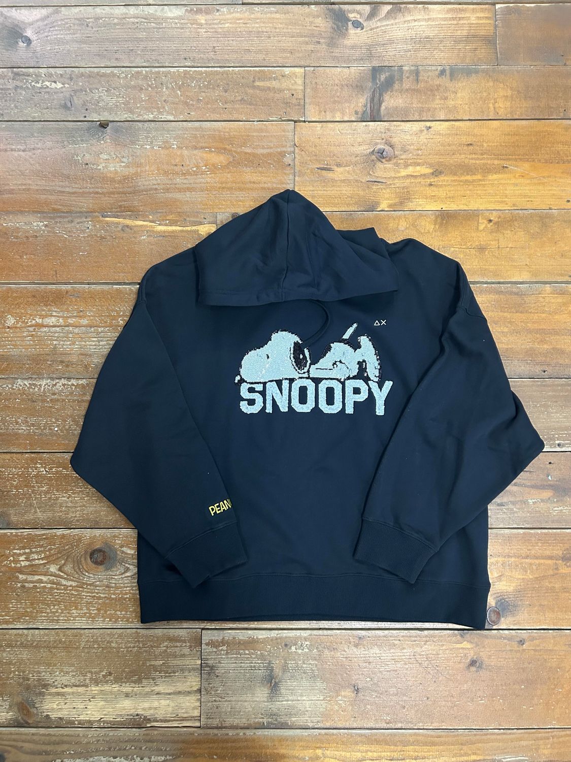 FELPA SUN 68 LINEA PEANUTS SNOOPY - NERO