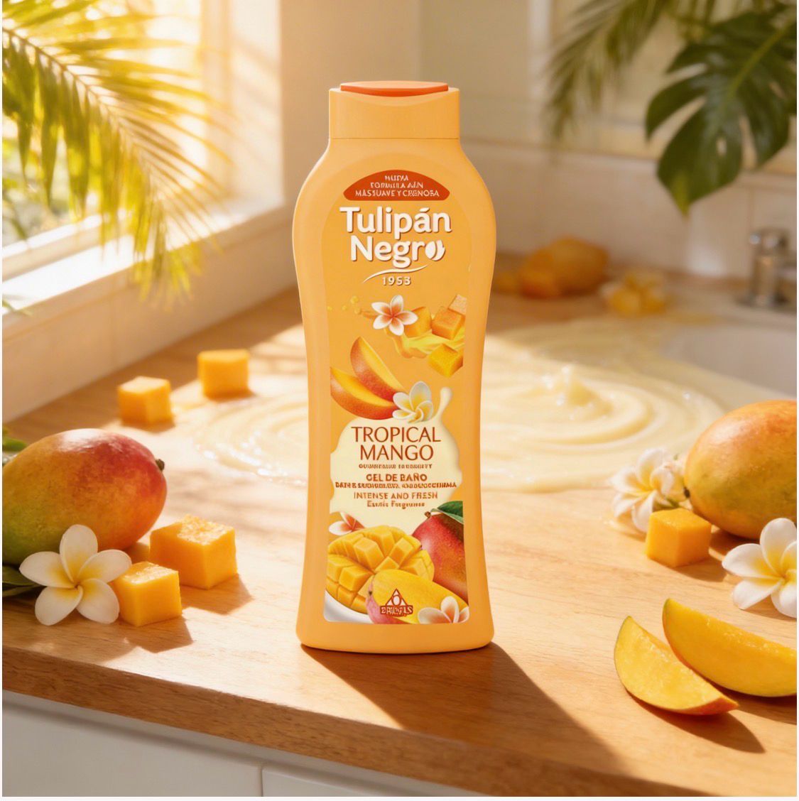 GEL DE BAÑO TULIPÁN NEGRO - TROPICAL MANGO 650 ML