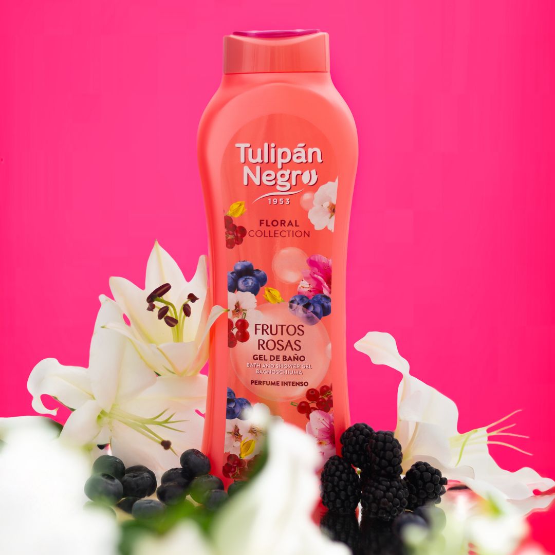 GEL DE BAÑO TULIPÁN NEGRO - FRUTOS ROSAS 650 ML