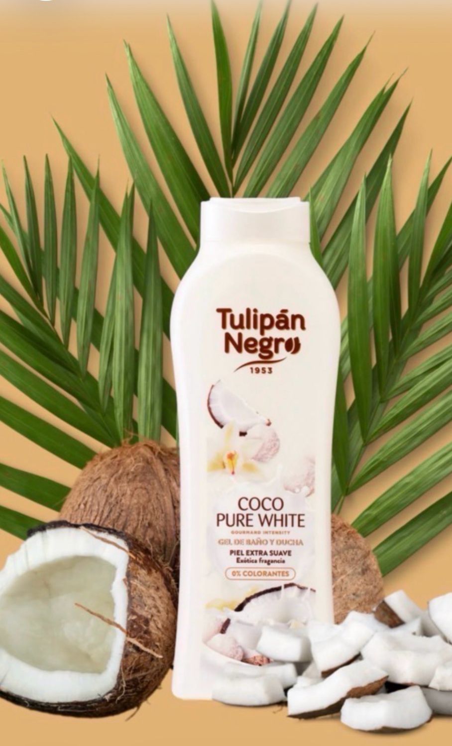 GEL DE BAÑO TULIPÁN NEGRO - PURE COCO WHITE 650ML