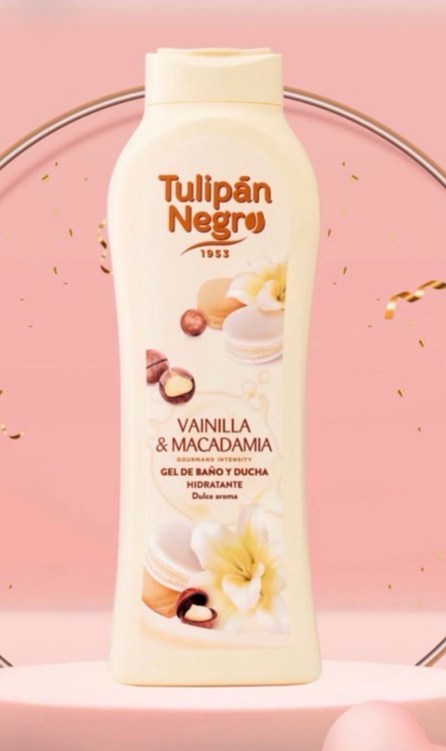 GEL DE BAÑO TULIPÁN NEGRO - VAINILLA &amp; NUECES 650 ML