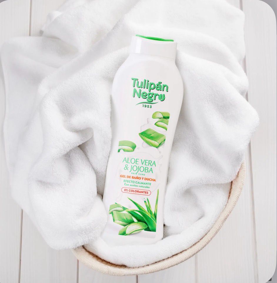 GEL DE BAÑO TULIPÁN NEGRO - ALOE VERA 650ML