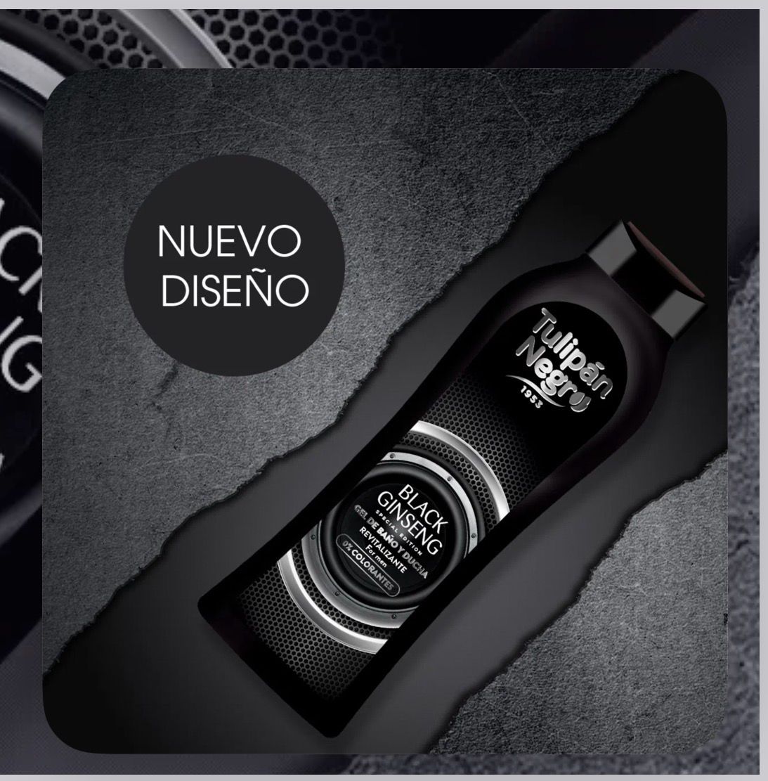 GEL DE BAÑO TULIPÁN NEGRO - BLACK GINSENG 650ML