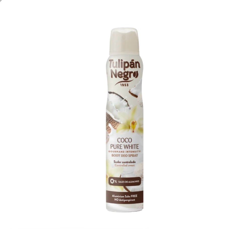 DESODORANTE SPRAY DEO TULIPAN NEGRO - COCO PURÉ WHITE 200ML