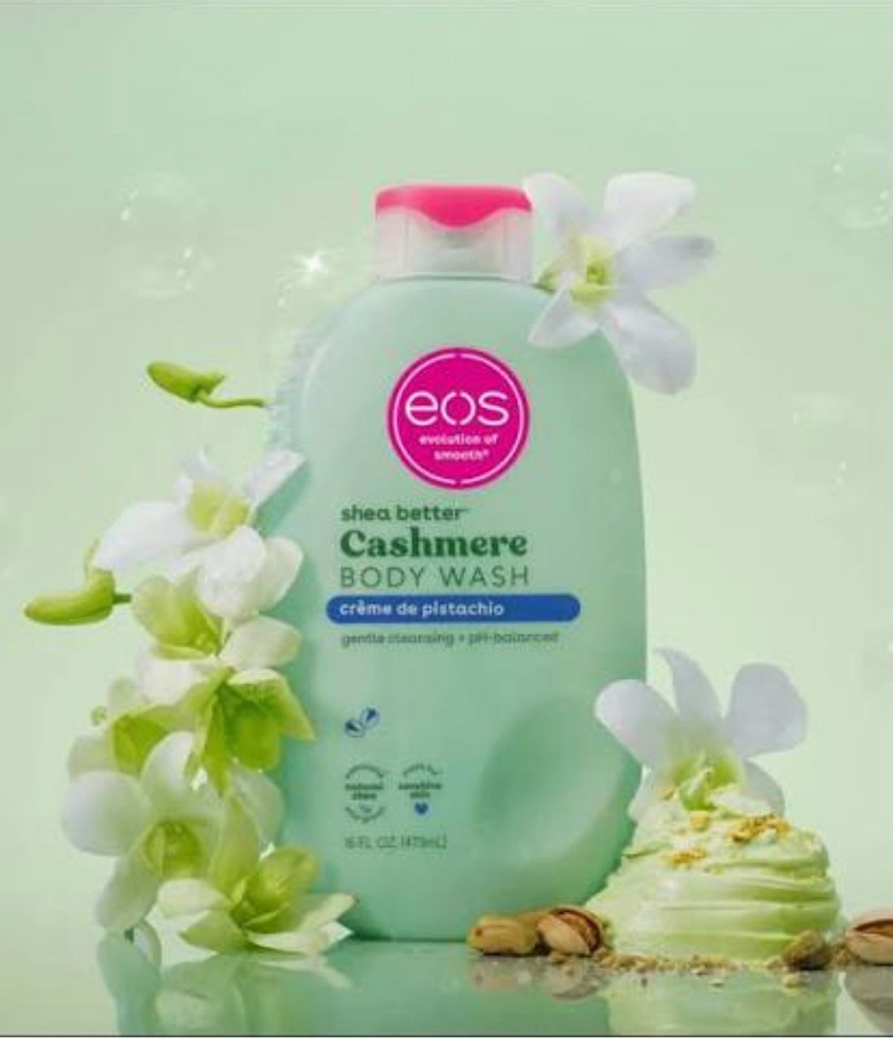 Eos Creme de Pistacho , body Wash