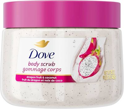 Dove body scrub dragon fruit and coconut