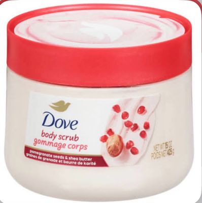 Dove body scrub pomegranate seed &amp; shea butter