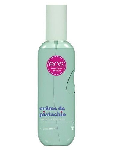 Eos body mist, crieme de pistachio