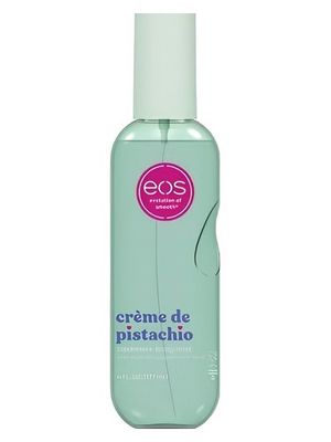 Eos body mist, crieme de pistachio
