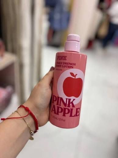 Pink body Lotion , Apple
