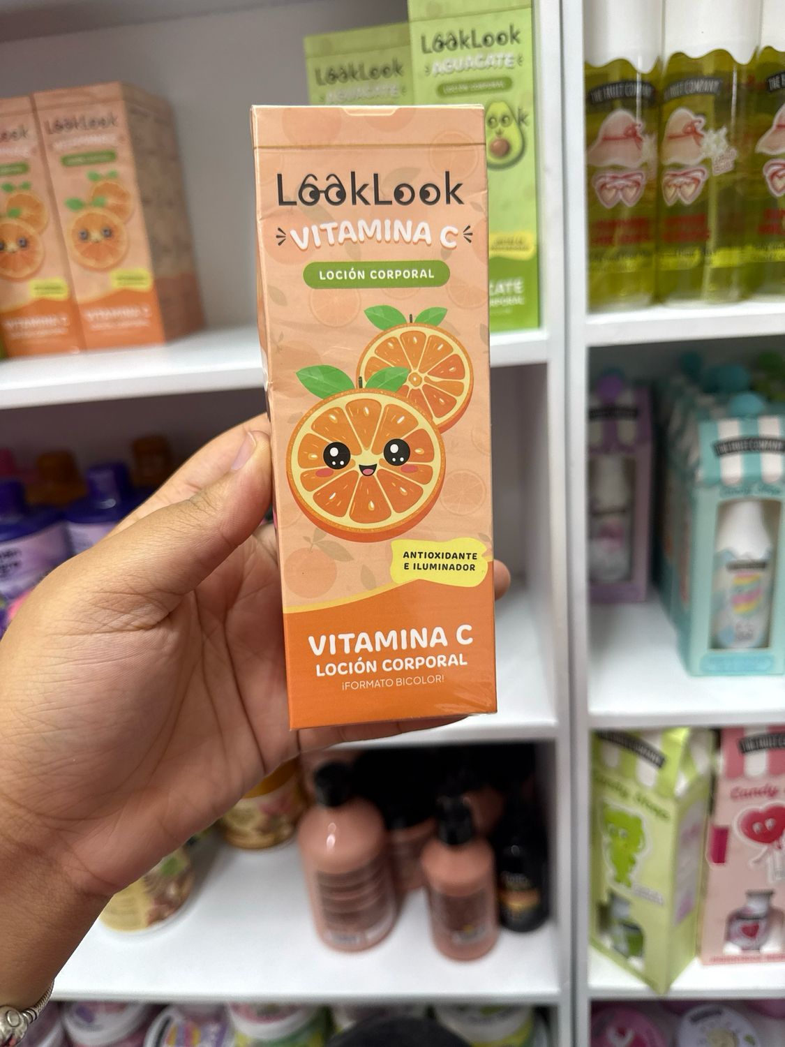 Look loción corporal , vitamina C