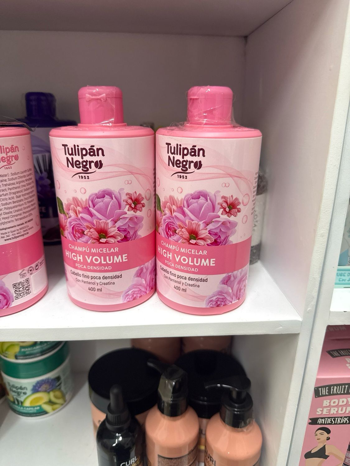 Tulipán negro , champú high volumen