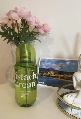 pistachio cream hair and body fragrance mist