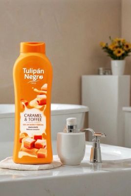 GEL DUCHA TULIPAN NEGRO - CARAMEL TOFFEE 650ML