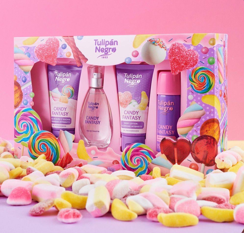 TULIPAN NEGRO SET DE 4 PIEZAS - CANDY FANTASY