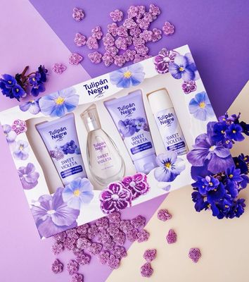 TULIPAN NEGRO SER DE 4 PIEZAS - SWEET VIOLETA