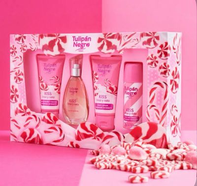 Tulipán Negro set de 4 - Kiss fresa y nata