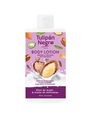 BODY LOTION TULIPAN NEGRO - ELIXIR DE ARGÁN &amp; ACEITE DE ALMENDRAS 400 ML