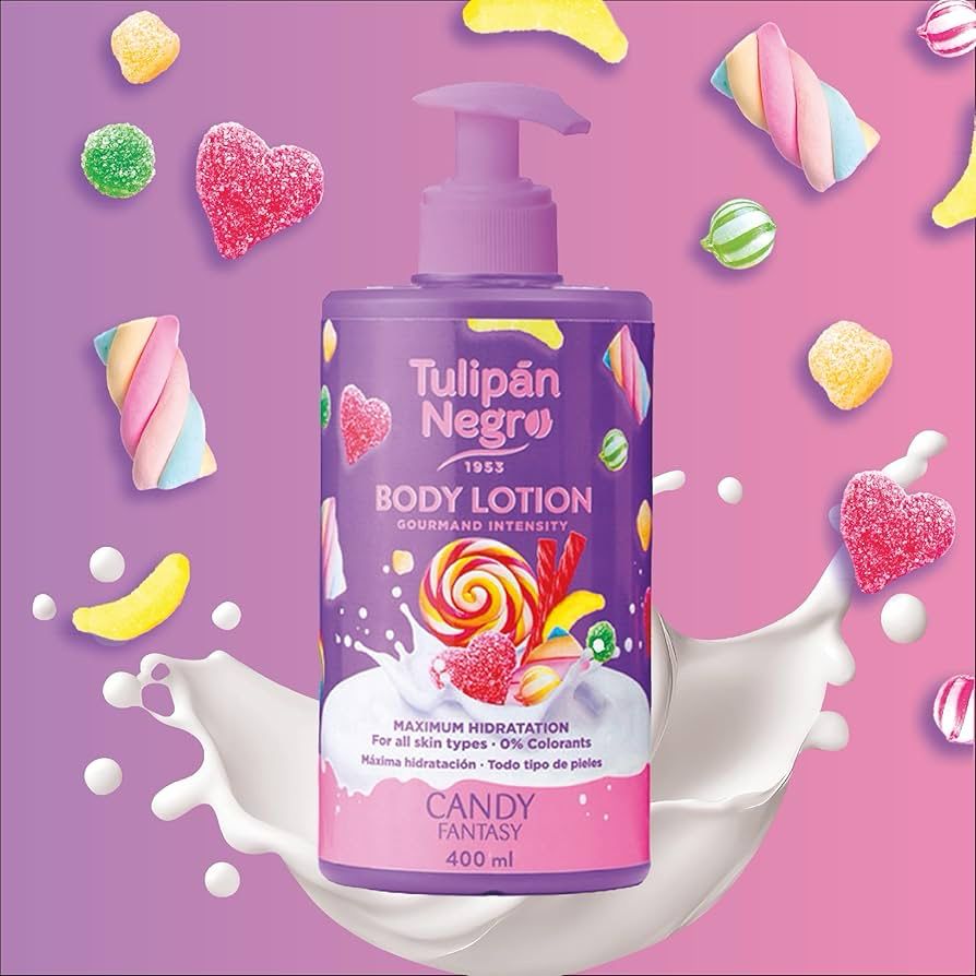 BODY LOTION TULIPAN NEGRO - CANDY FANTASY 400 ML