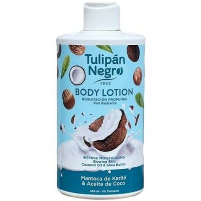 BODY LOTION TULIPAN NEGRO - MANTECA DE KARITE &amp; ACEITE DE COCO 400 ML