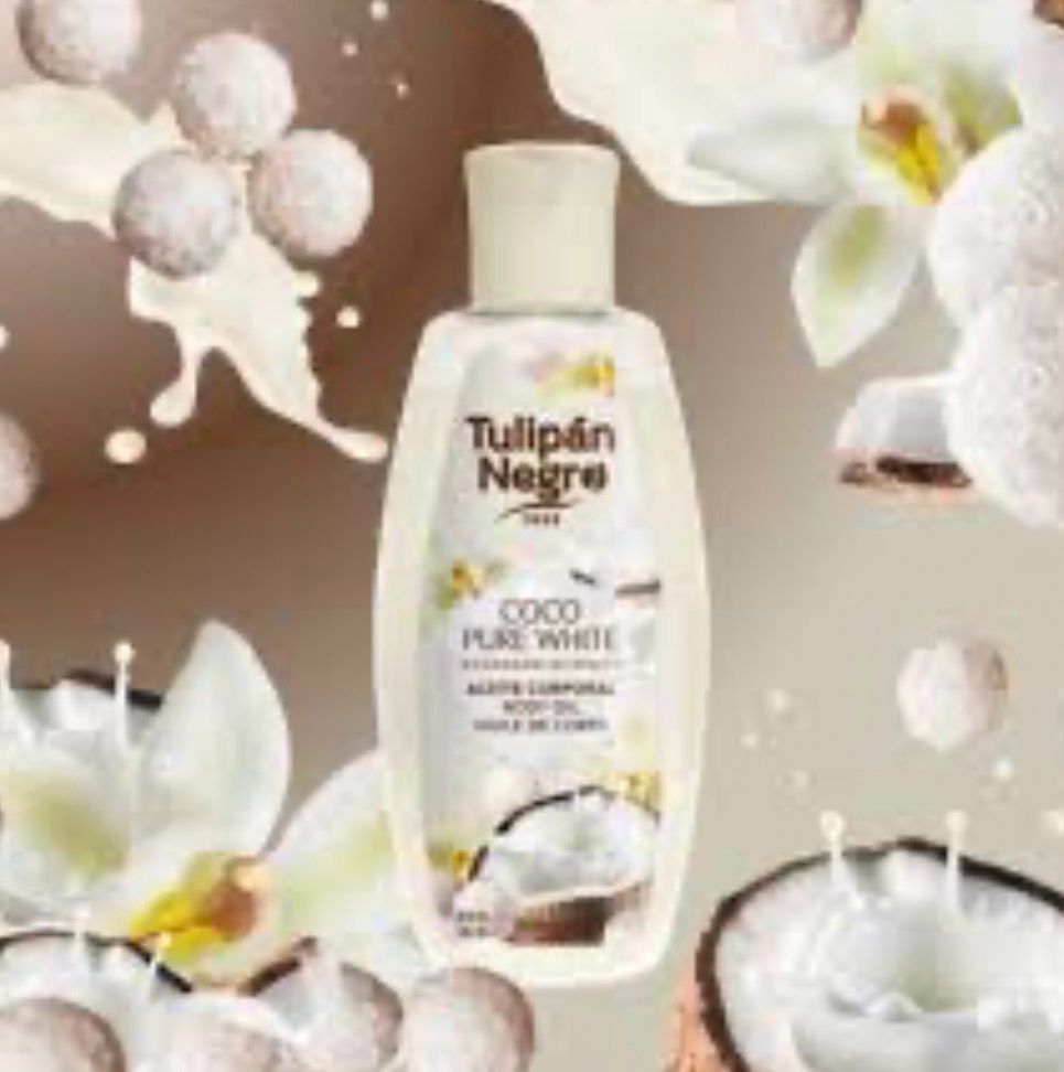 ACEITE CORPORAL TULIPAN NEGRO - COCO PURÉ WHITE 200 ML