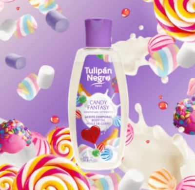ACEITE CORPORAL TULIPAN NEGRO - CANDY FANTASY 200 ML