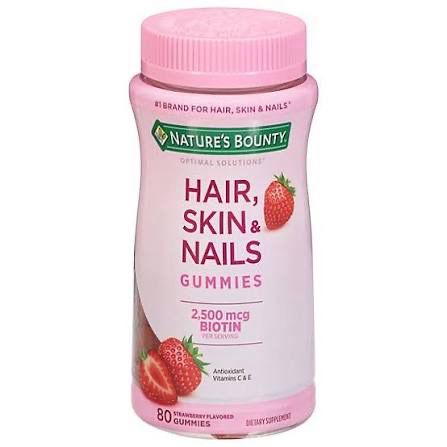 Hair, Skin &amp; Nails 90 Gummies Fresa