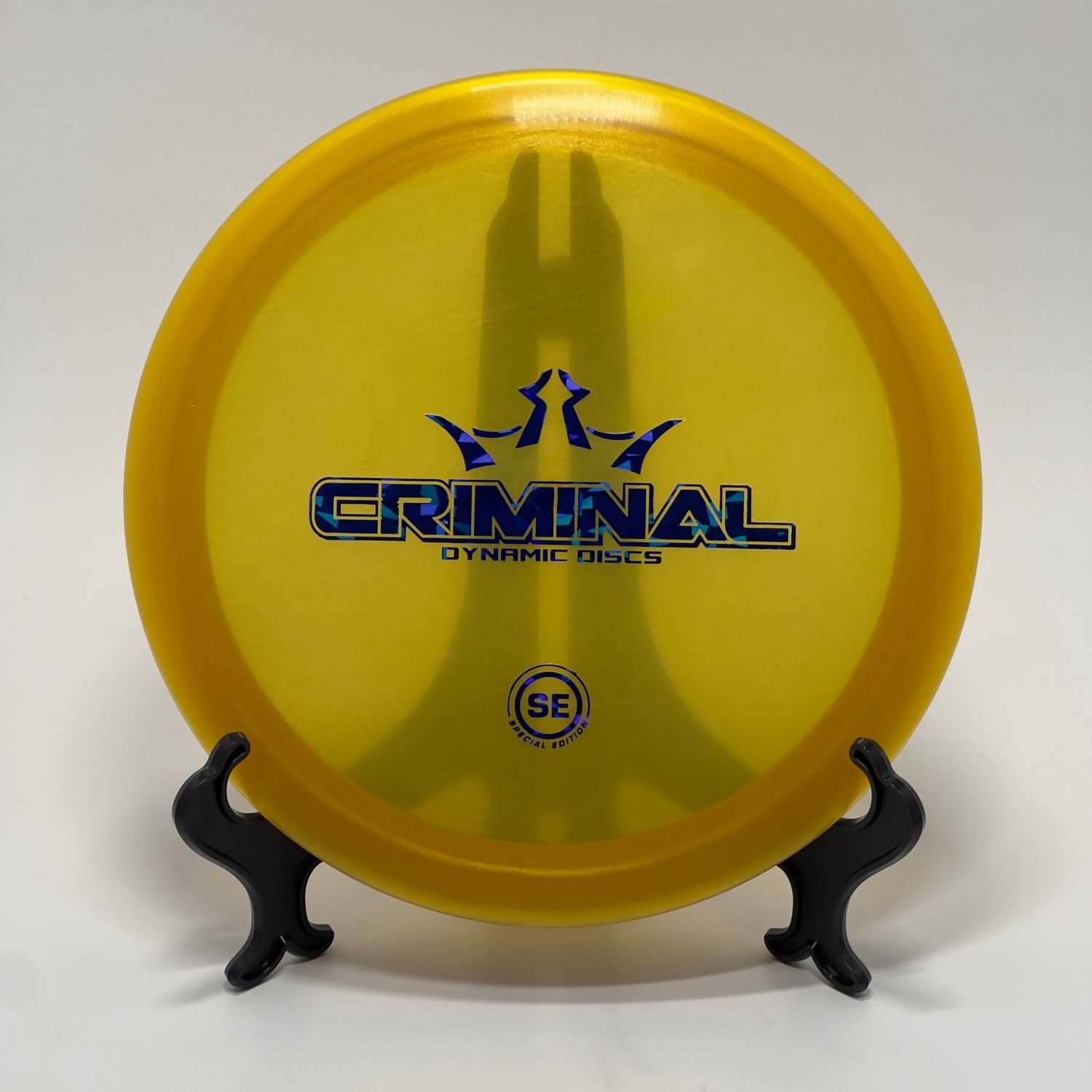 Dynamic Disc Special Edition Criminal - Yellow W/ Blue Shatter Stamp
