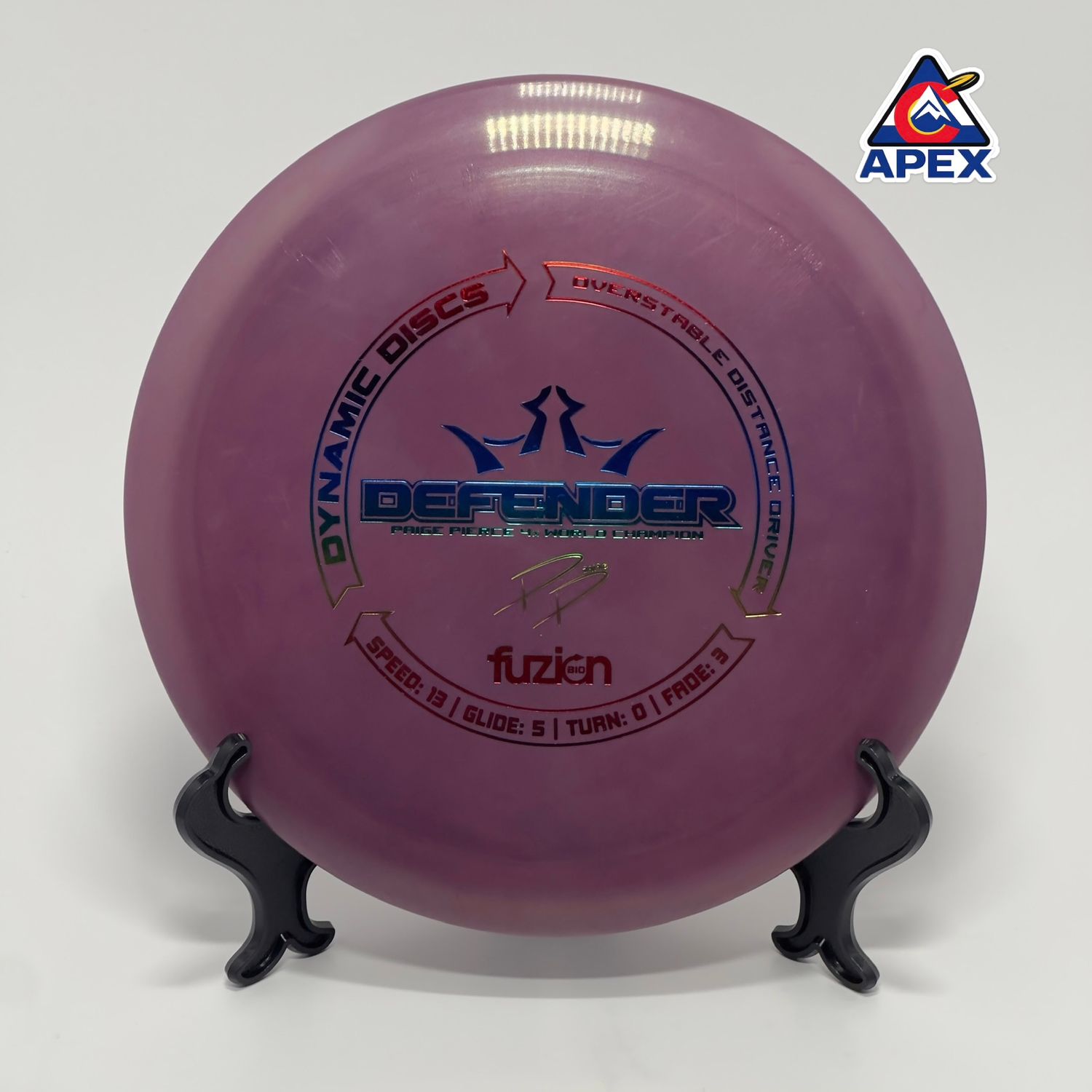 Dynamic Discs Defender | Bio Fuzion | Paige Pierce 4x World Champion