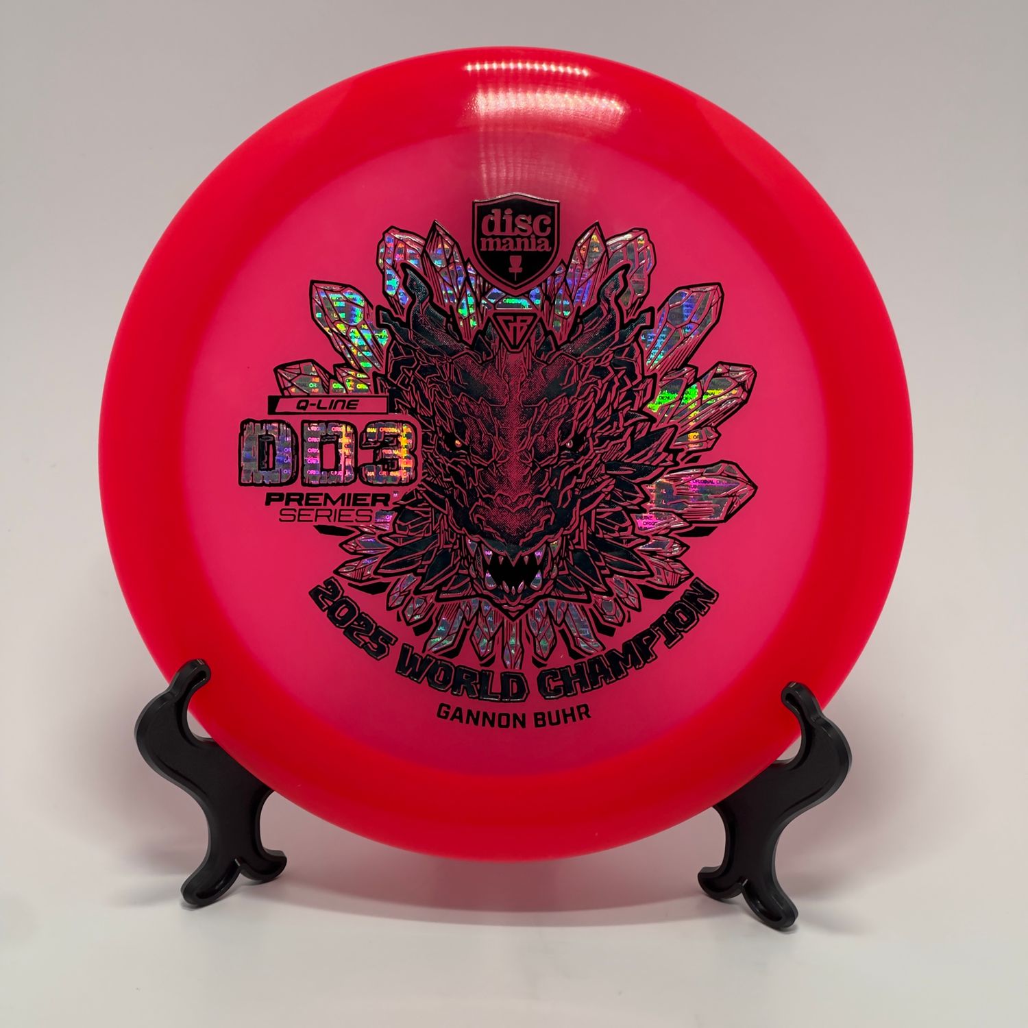 Discmania Gannon Buhr Premier Series (2025 World Champion) Q-Line DD3 - Red