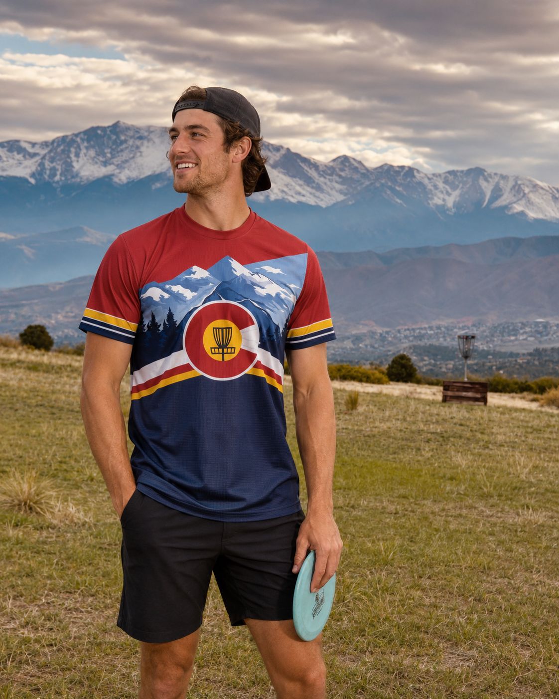 Colorado Themed Disc Golf Jersey