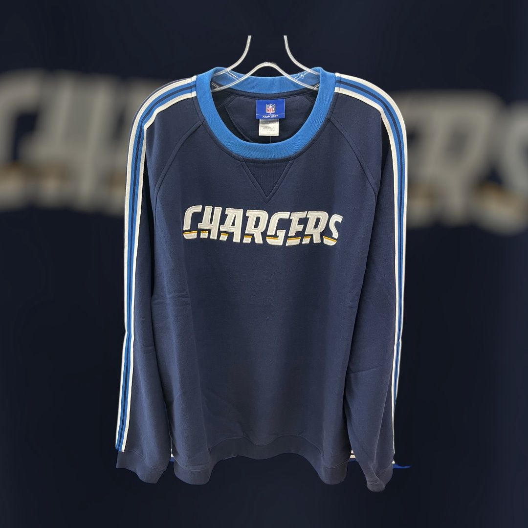 Reebok Crew Chargers Classic Sweater, size: L