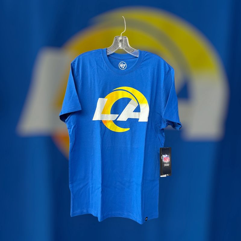 47 Tee Solid Logo Rams Blue
