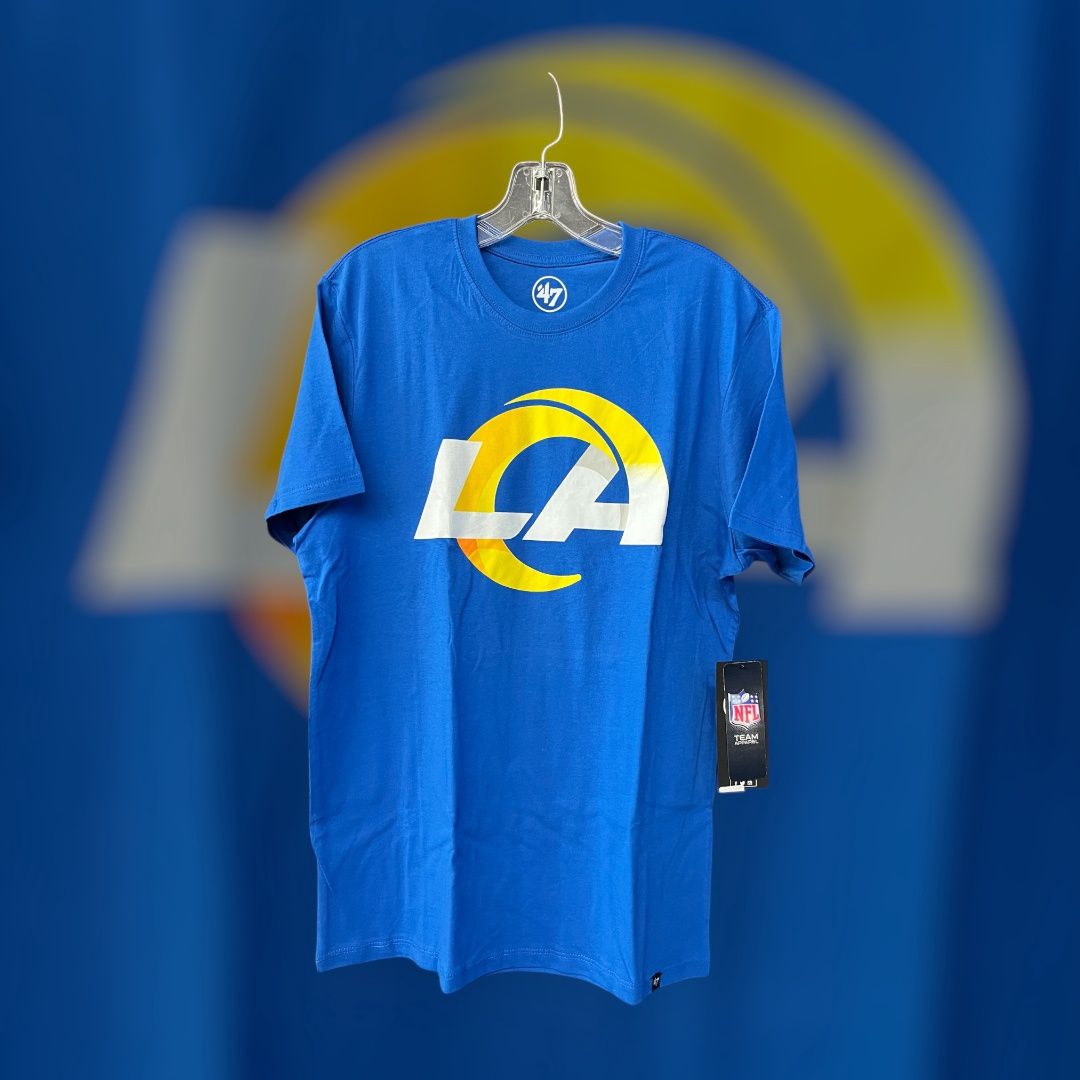 47 Tee Solid Logo Rams Blue, size: M
