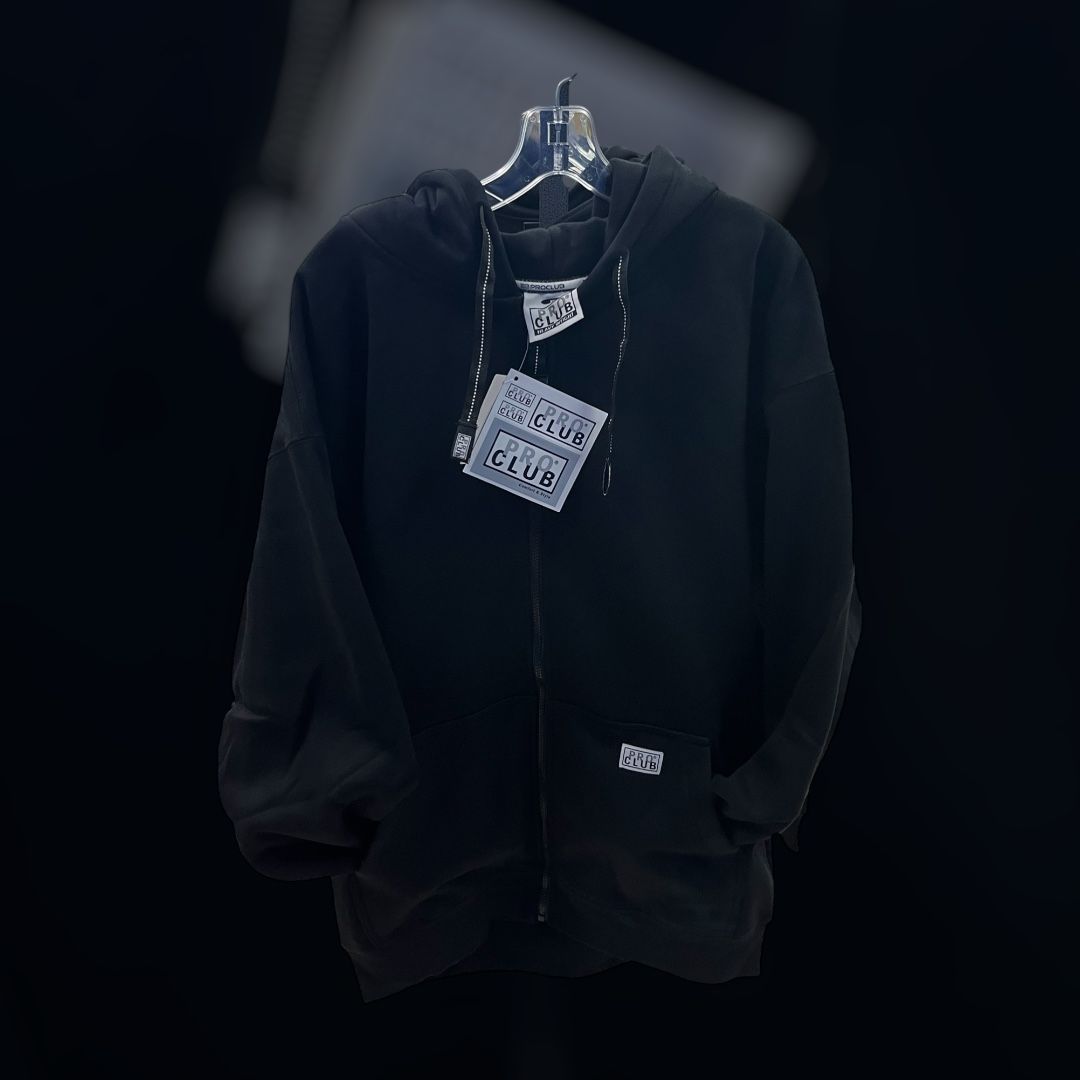 ProClub Zip Hoody Blk, size: M