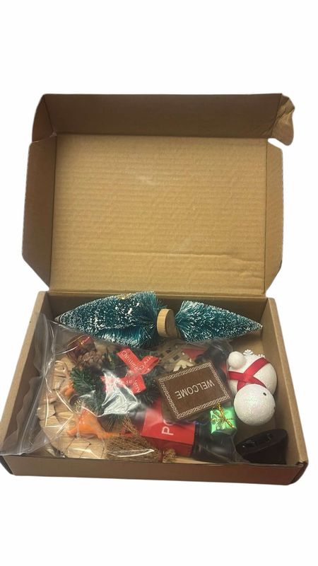 Box dekoracje bożonarodzeniowe