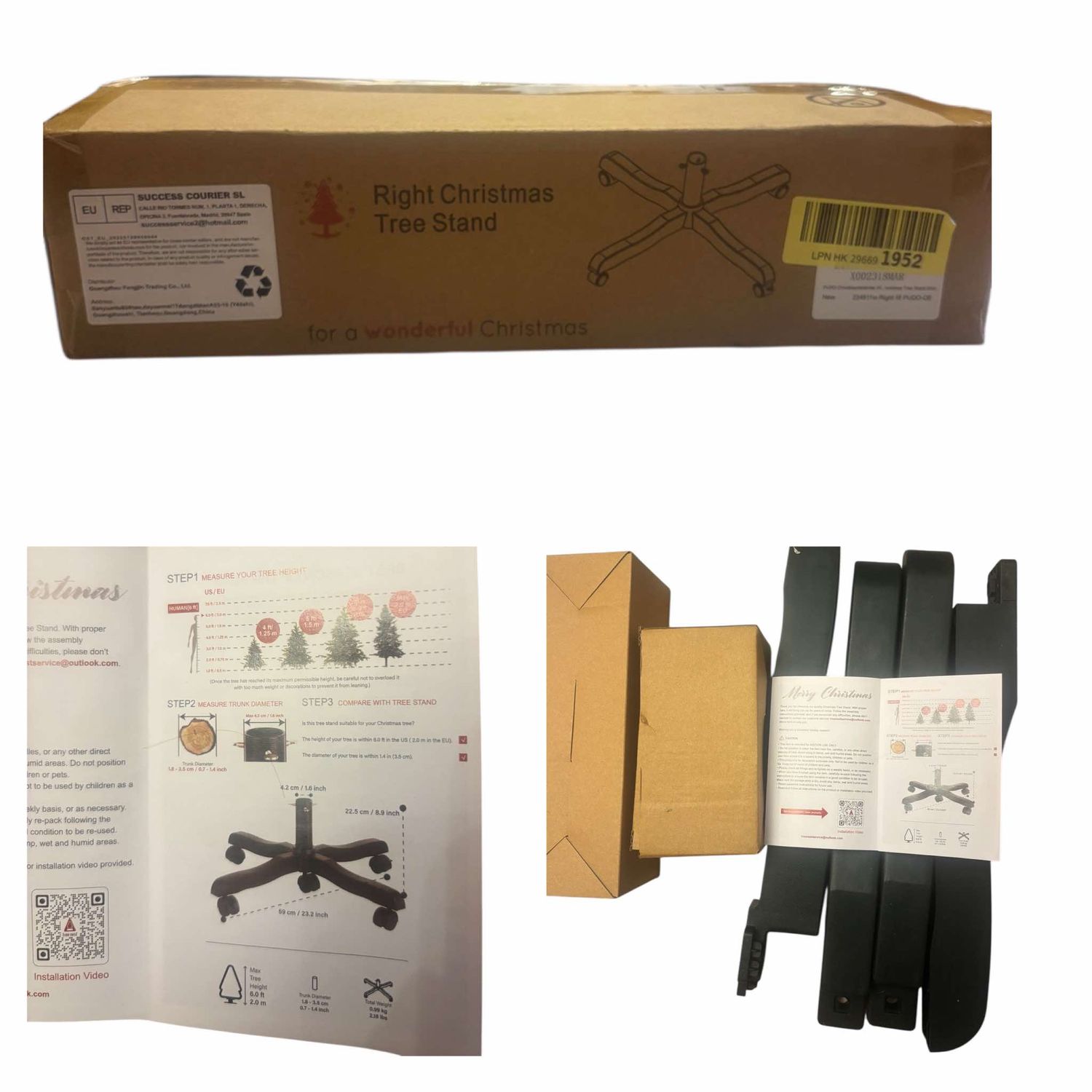 Mobilny stojak na choinkę