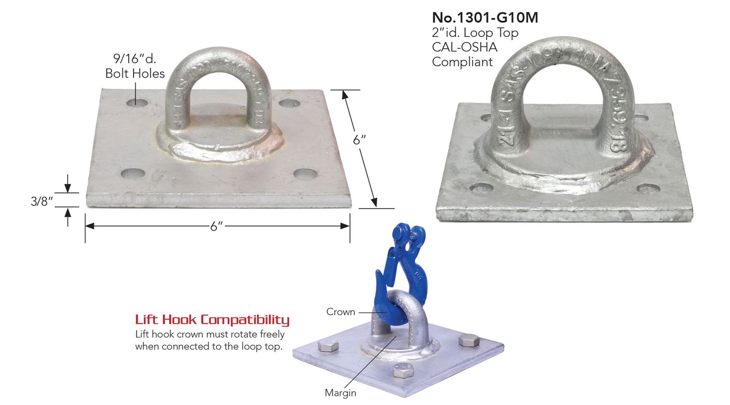 D-Plate Commercial Roof Anchor